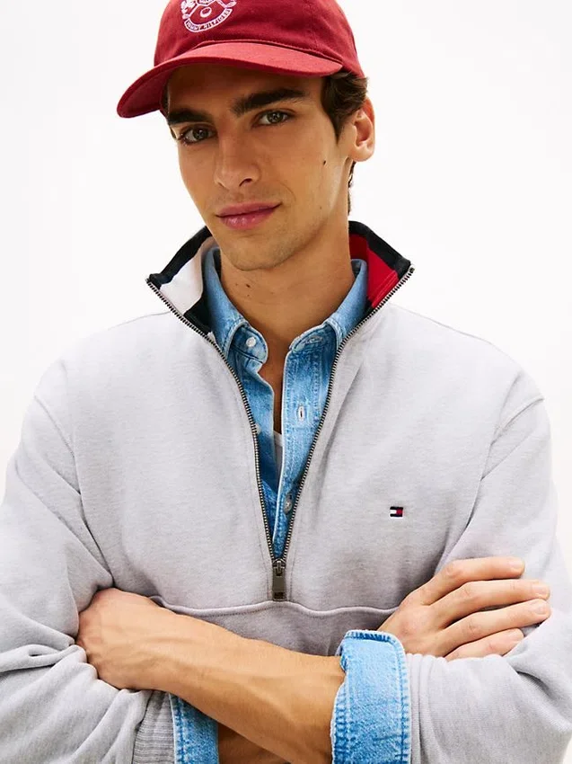 Flag Logo Quarter-Zip Sweatshirt Flag Logo Quarter-Zip Sweatshirt