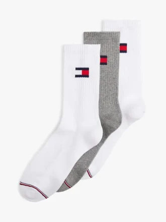 Flag Logo Sport Crew Sock 3-Pack
