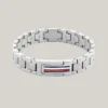 Flag Stripe Stainless Steel Bracelet