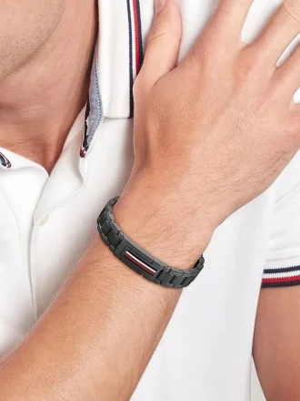 Flag Stripe Stainless Steel Bracelet