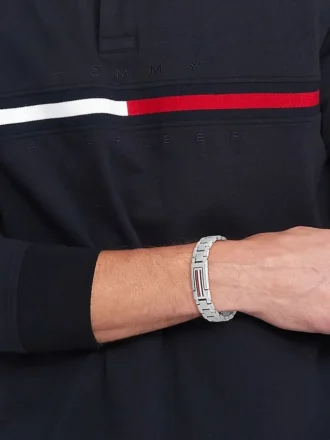 Flag Stripe Stainless Steel Bracelet