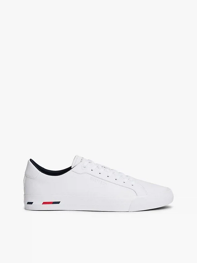 Flag Stripe Vulcanized Leather Sneaker Flag Stripe Vulcanized Leather Sneaker