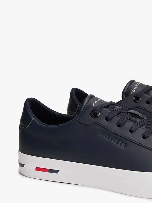 Flag Stripe Vulcanized Leather Sneaker Flag Stripe Vulcanized Leather Sneaker