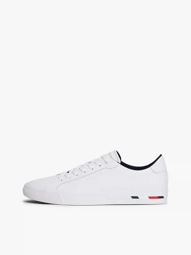 Flag Stripe Vulcanized Leather Sneaker Flag Stripe Vulcanized Leather Sneaker