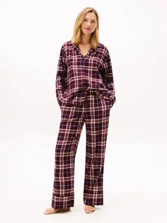 Flannel Shirt & Pant Sleep Set