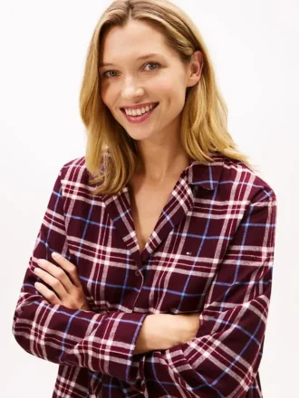 Flannel Shirt & Pant Sleep Set