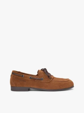 Flexible Suede Boat Shoe