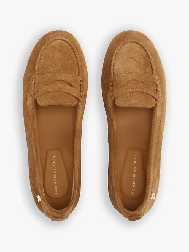 Flexible Suede Penny Loafer Flexible Suede Penny Loafer