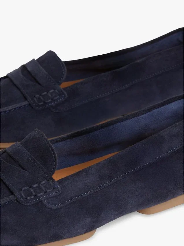 Flexible Suede Penny Loafer Flexible Suede Penny Loafer