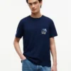 Floral Flag Logo Pocket T-Shirt