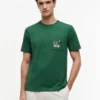 Floral Flag Logo Pocket T-Shirt