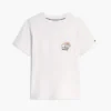 Floral Flag Logo Pocket T-Shirt