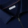 Floral Logo Quarter-Zip Polo Sweatshirt