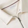 Floral Logo Quarter-Zip Polo Sweatshirt