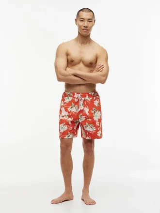 Floral Print 7″ Swim Trunk
