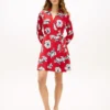 Floral Print Crepe Wrap Dress Floral Print Crepe Wrap Dress