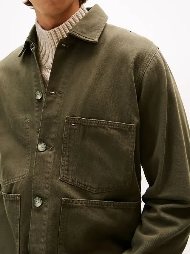 Garment-Dyed Denim Chore Jacket Garment-Dyed Denim Chore Jacket
