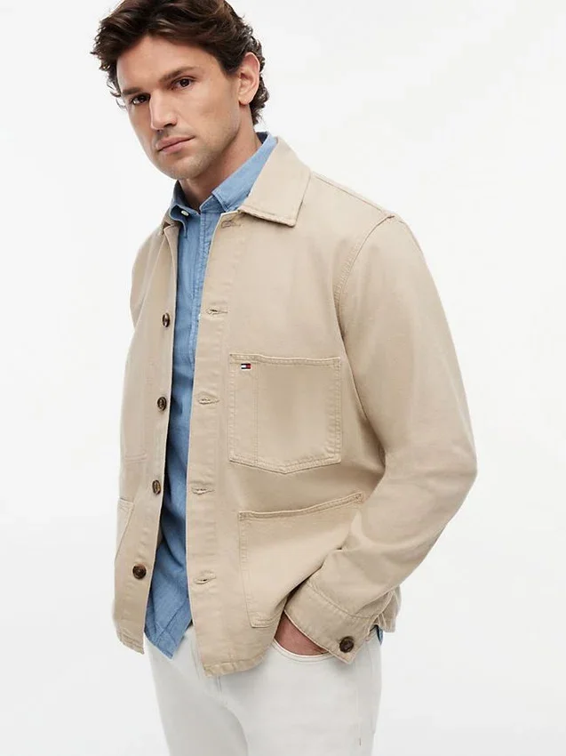 Garment-Dyed Denim Chore Jacket Garment-Dyed Denim Chore Jacket