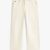 Garment-Dyed High-Rise Wide Leg Jean