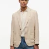 Garment-Dyed Linen Casual Blazer Garment-Dyed Linen Casual Blazer