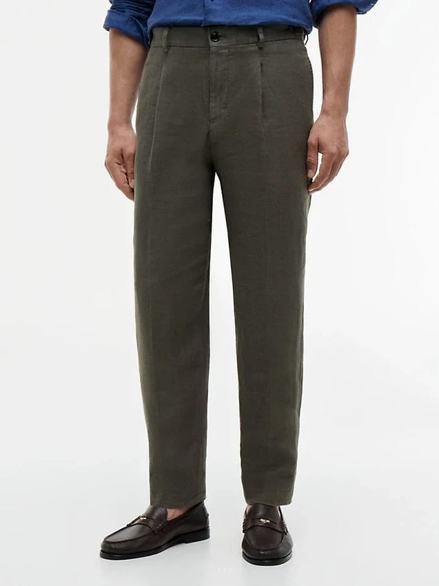 Garment-Dyed Linen Tapered Pant Garment-Dyed Linen Tapered Pant