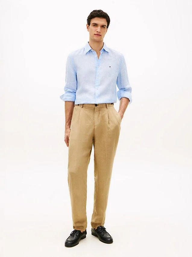 Garment-Dyed Linen Tapered Pant Garment-Dyed Linen Tapered Pant
