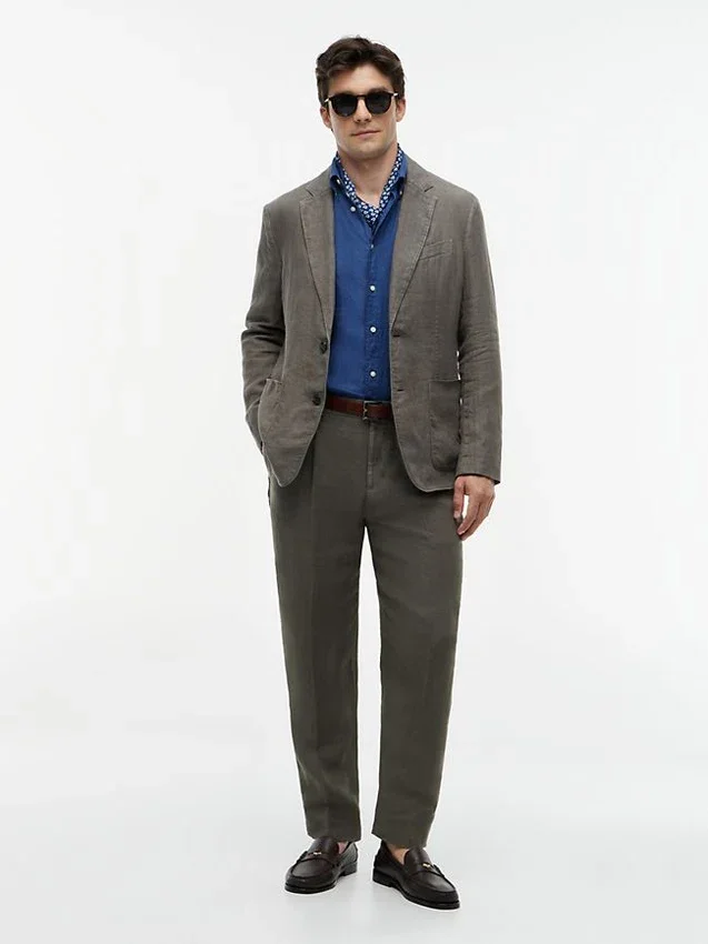 Garment-Dyed Linen Tapered Pant Garment-Dyed Linen Tapered Pant