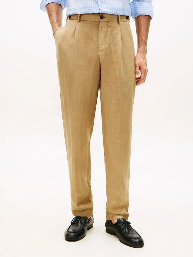 Garment-Dyed Linen Tapered Pant Garment-Dyed Linen Tapered Pant
