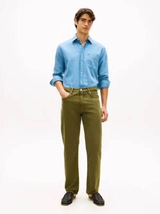 Garment-Dyed Regular Straight Jean