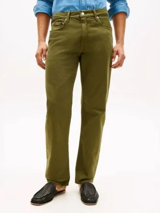 Garment-Dyed Regular Straight Jean