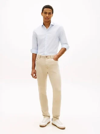 Garment-Dyed Slim Jean