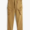 Garment-Dyed Straight Cargo Pants