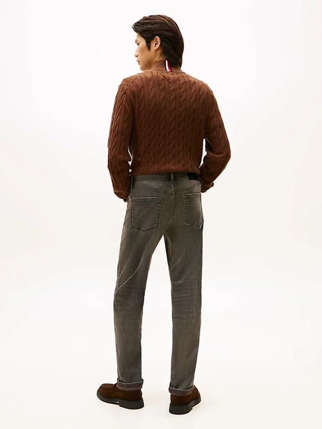 Garment Washed Slim Jean Garment Washed Slim Jean