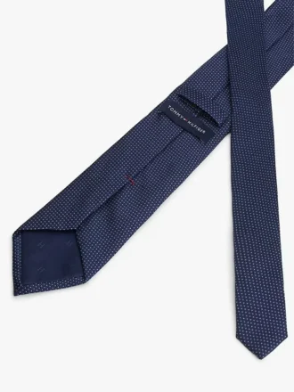 Geometric Silk-Blend Tie