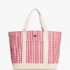 Gingham Canvas Tote Bag Gingham Canvas Tote Bag