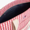 Gingham Canvas Tote Bag Gingham Canvas Tote Bag