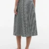 Gingham Linen-Blend Midi Skirt Gingham Linen-Blend Midi Skirt