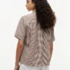 Gingham Linen-Blend Shirt