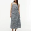 Gingham Linen-Blend Tank Top Gingham Linen-Blend Tank Top