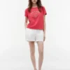 Gingham Script Monogram T-Shirt