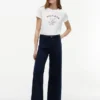 Gingham Script Monogram T-Shirt