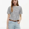 Gold-Button Cotton Interlock T-Shirt Gold-Button Cotton Interlock T-Shirt