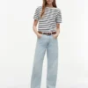 Gold-Button Cotton Interlock T-Shirt Gold-Button Cotton Interlock T-Shirt