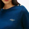 Gold-Button Cotton Interlock T-Shirt Gold-Button Cotton Interlock T-Shirt