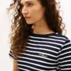 Gold-Button Cotton Interlock T-Shirt Gold-Button Cotton Interlock T-Shirt