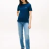 Gold-Button Cotton Interlock T-Shirt Gold-Button Cotton Interlock T-Shirt
