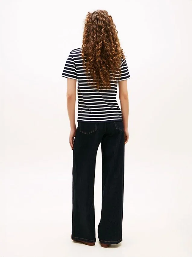 Gold-Button Cotton Interlock T-Shirt Gold-Button Cotton Interlock T-Shirt
