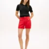 Gold-Button Pocket Denim Short Gold-Button Pocket Denim Short
