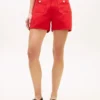 Gold-Button Pocket Denim Short Gold-Button Pocket Denim Short