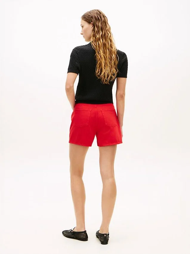 Gold-Button Pocket Denim Short Gold-Button Pocket Denim Short